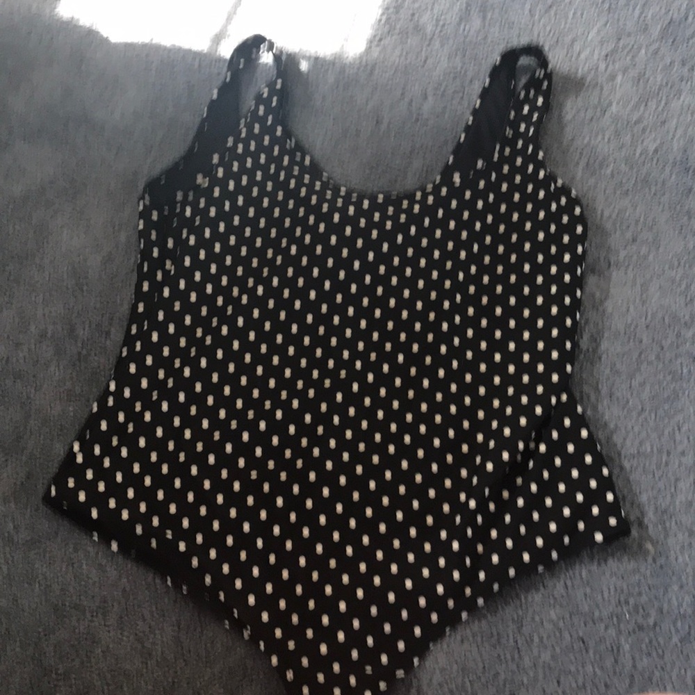 Polka Dot One Pierce Bathing Suit